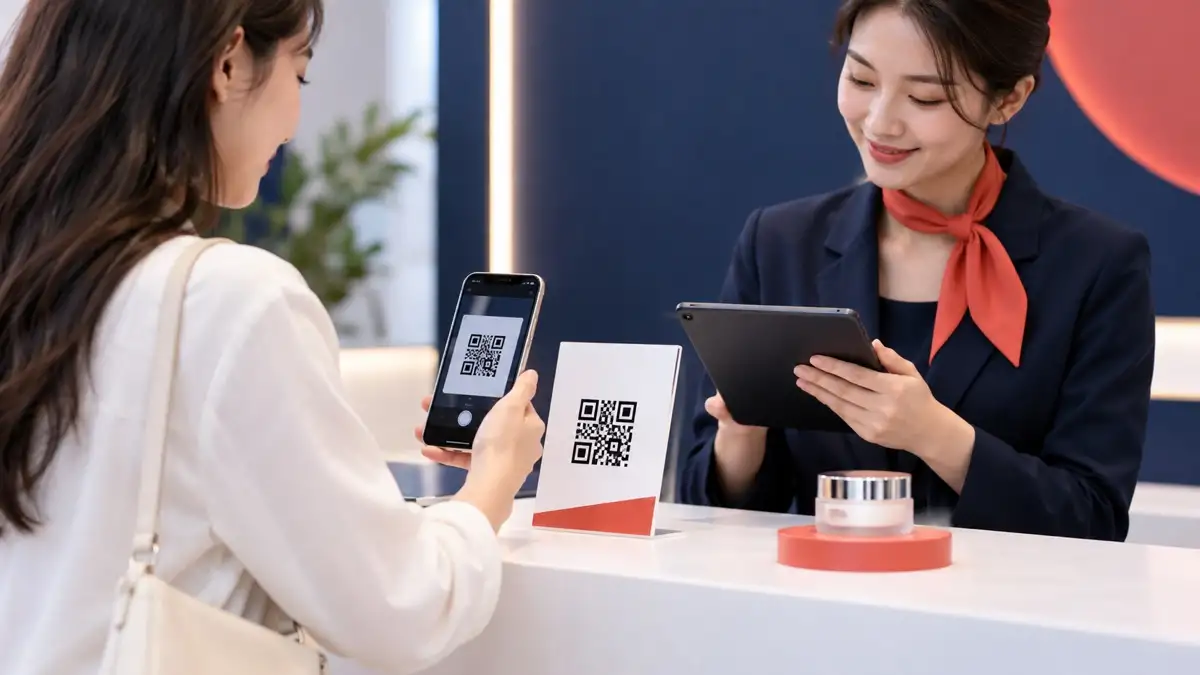 Ghi nhận chuyển đổi bằng mã QR tại hoạt động Activation