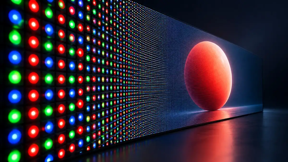 Pixel pitch thay đổi theo khoảng cách quan sát màn hình LED