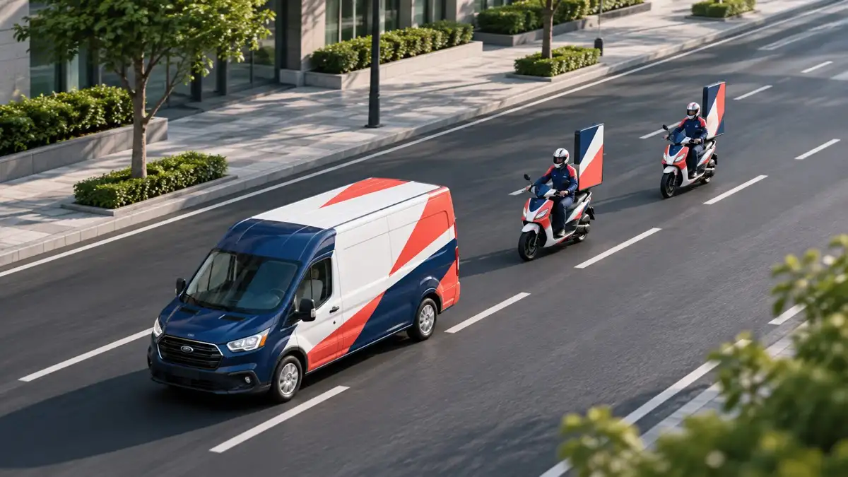 Đội hình Roadshow được điều phối với khoảng cách đồng đều