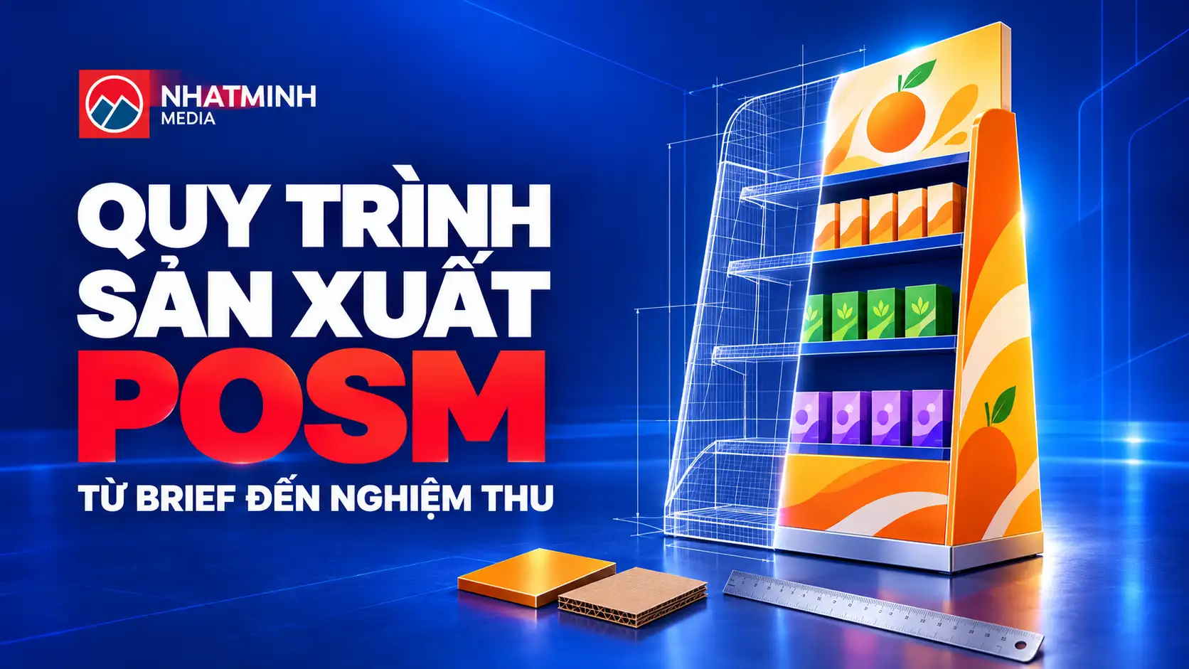 Quy trình thiết kế và sản xuất POSM từ brief đến nghiệm thu